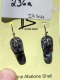 Abalone Shell Flip Flop Earrings
