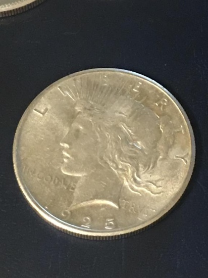 1925 P Peace Silver $1 Dollar Coin