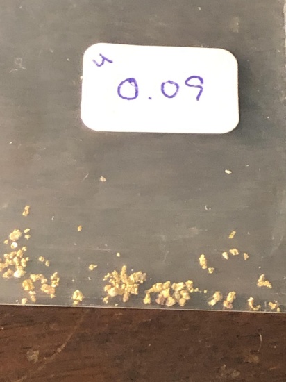 0.09 Grams Nevada Placer Gold Mini Nuggets
