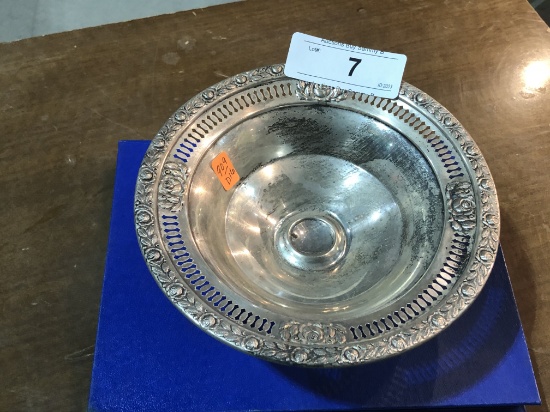 Sterling Pedestal Weighted Dish  tw 203.4g