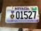 State of Nevada Purple Heart 2 License Plates
