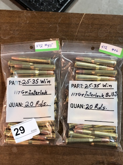 2 bags of , 25-06     20 Rounds Ammo