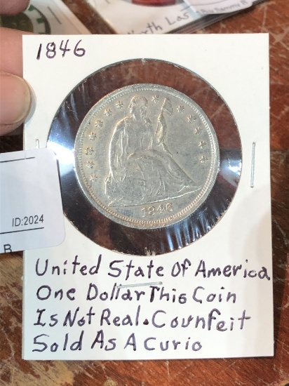 LOOK A LIKE, Trade One Dollar  "Curio Coin"