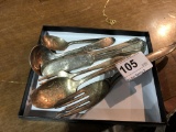 5 Silverplate Flatware and 3 Butter Knives