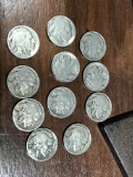 11 Indian Head Nickels         Dish Not Included
