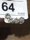 Rhinestone Infinity Post Earrings