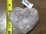Heart Shaped Geode Stone