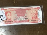 Venezuela 5 Note 1989