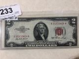 1953 Red seal two dollar note