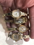 4 women's Times Watches, Vintage