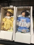 2 collectible dolls