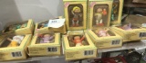 2 lots of 5 possible cabbage patch kid figurines