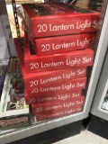 2 lots of 4 boxes mini lights Lanterns