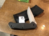 Folding Delta Tactical Knife w/ Sheath & Box