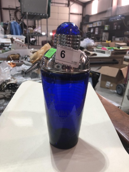 Cobalt Blue Bombay Sapphire Gin Cocktail Shaker