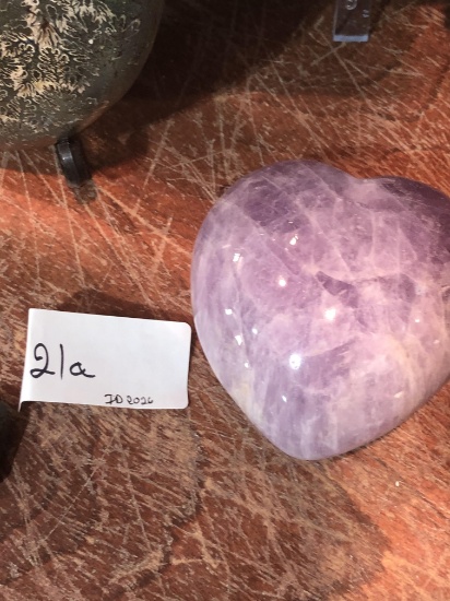 Heart Shaped Amethyst Crystal