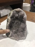 Pale Amethyst Crystal Geode Corner 4