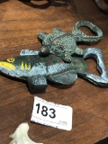 Wrought Iron Bottle Openers- Turtle & Painted Fish