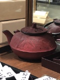 Small Asian Design Tea Pot w/ Infuser