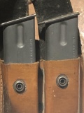 Leather Case for 2 -9mm Magazine Holders