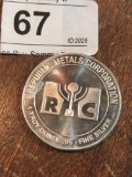 .999 1oz Silver Round -RMC
