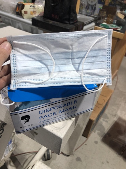 1 Box of 50 Disposal Face Masks