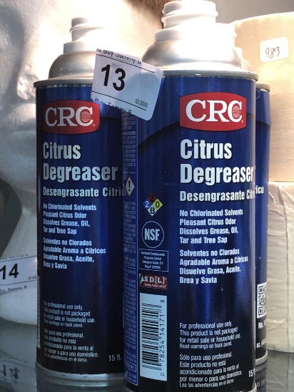 3 Cans Citrus Degreaser Solvents