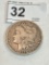 1898 S Silver Morgan $1 Dollar coin