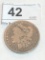 1884 P Silver Morgan $1 Dollar coin