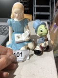 Royal Daulton Alice & Disney Jimney Cricket Shaker