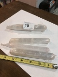 4 Selentite Healing Crystal Sticks
