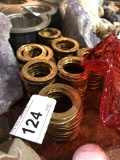 Assortment if Copper Rings, Different Casinos