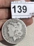 1884 P Morgan Silver $1 Dollar Coin