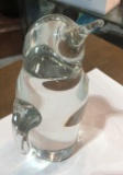 Handmade Blown Glass Sweden Penguin