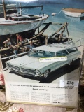 Vintage Auto Ads, 2 packs 1960's