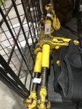 2 Yellow Chain Binders