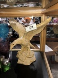Resin signed eagle statue