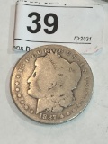 1887 O Silver Morgan $1 Dollar coin