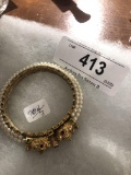 Real Pearls W / Real Gem Stone Bracelet
