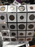 Sheet of Foreign Coins