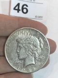 1922 S Silver Peace $1 Dollar coin