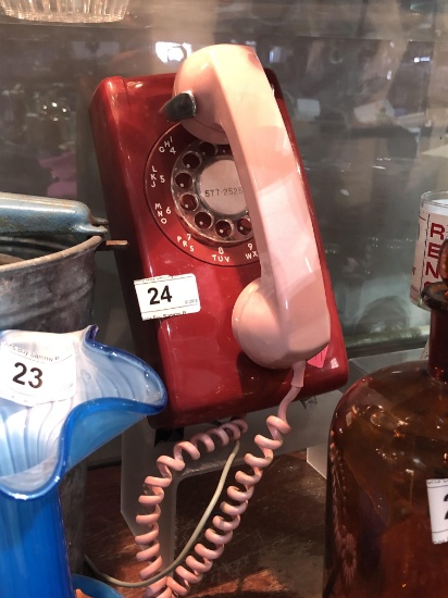 Wall Rotary Dial Telephone