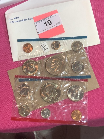1978 P&D Uncirculated Coin Set