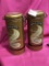 2 Metal Tins from Baileys Signed