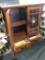 Wood Cabinet w/ Glass Doors
