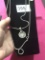 Silver Metal Snake Chain and Pendant w/ Angel