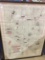 Vintage Brothel Map Framed