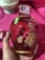 Cranberry / Gold Vase