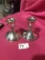 2 Gump's San Francisco Sterling Weighted Candle