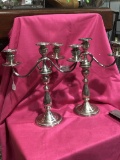 2 Sterling Candelabra's